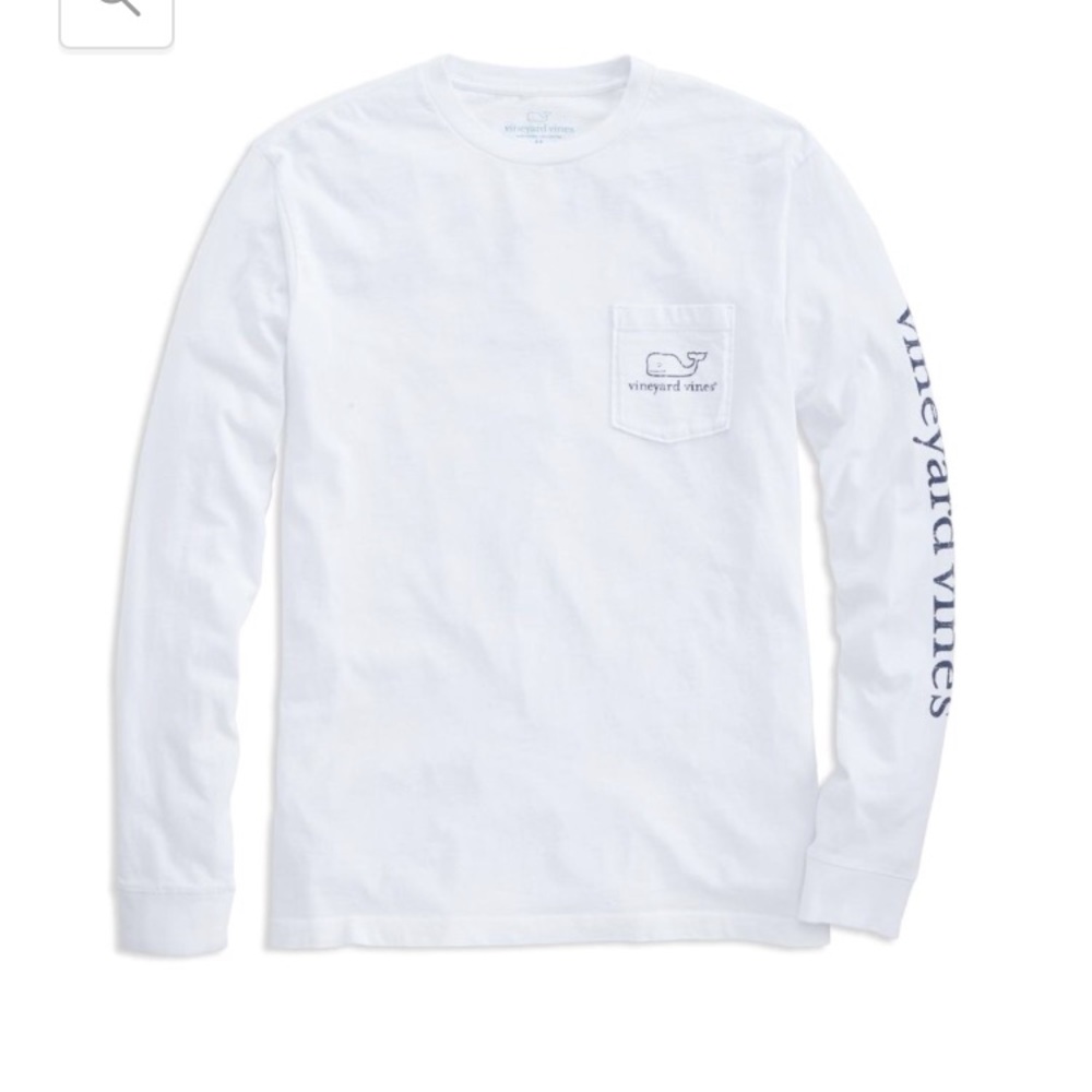 Vineyard Vines Long Sleeve Pocket Tee